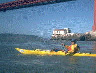 Author under GG Bridge